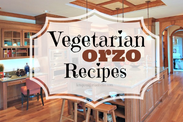 vegetarian orzo recipes