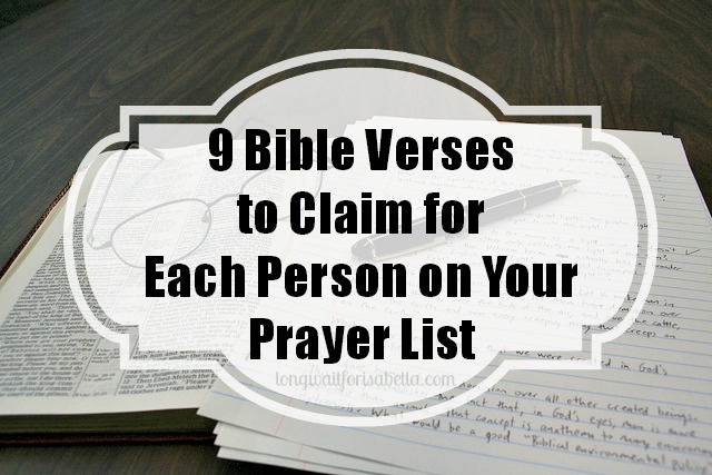 bible verses to claim