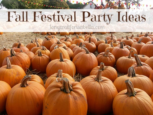 fall festival party ideas