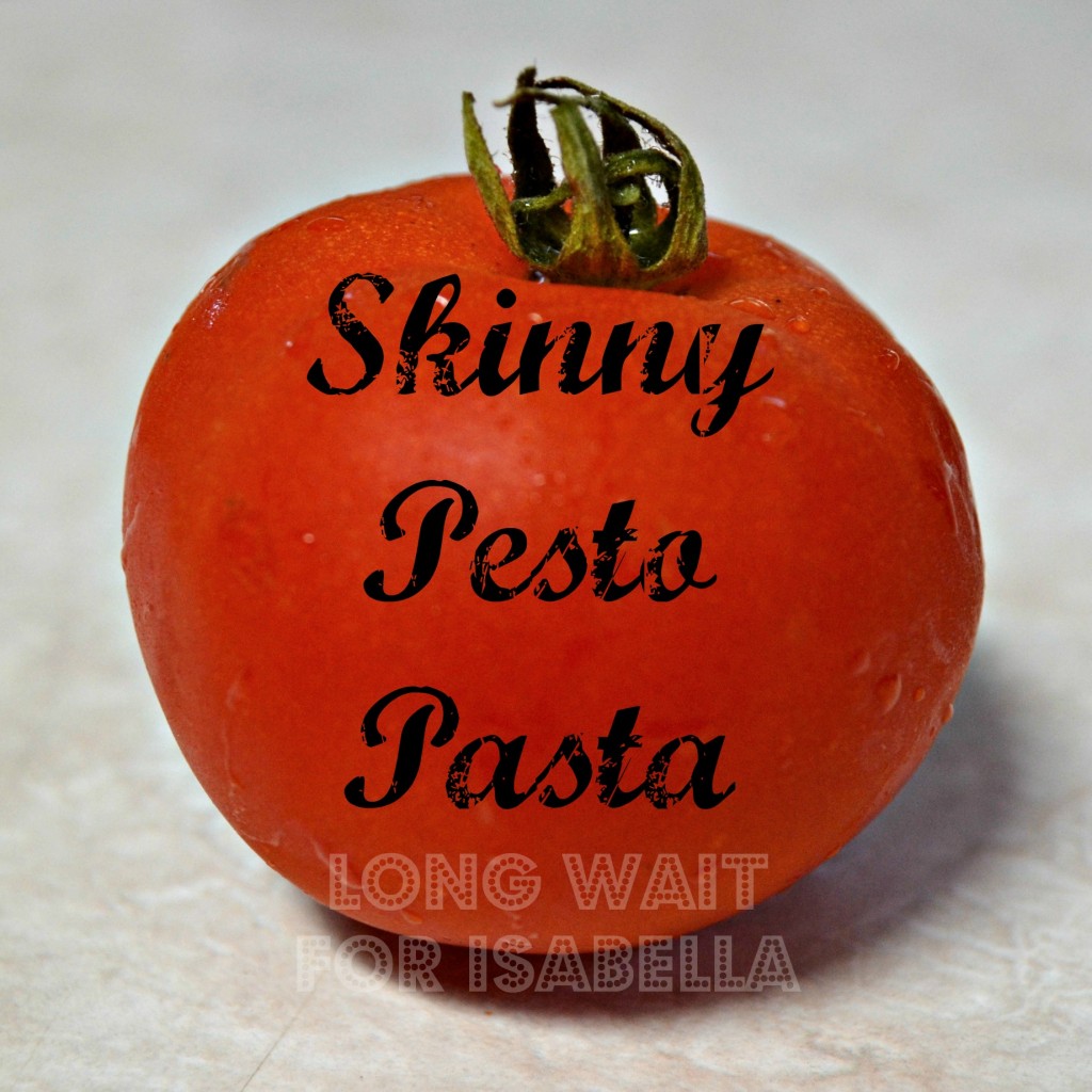 skinny pesto pasta