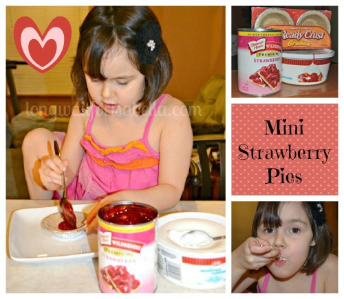mini strawberry pie collage