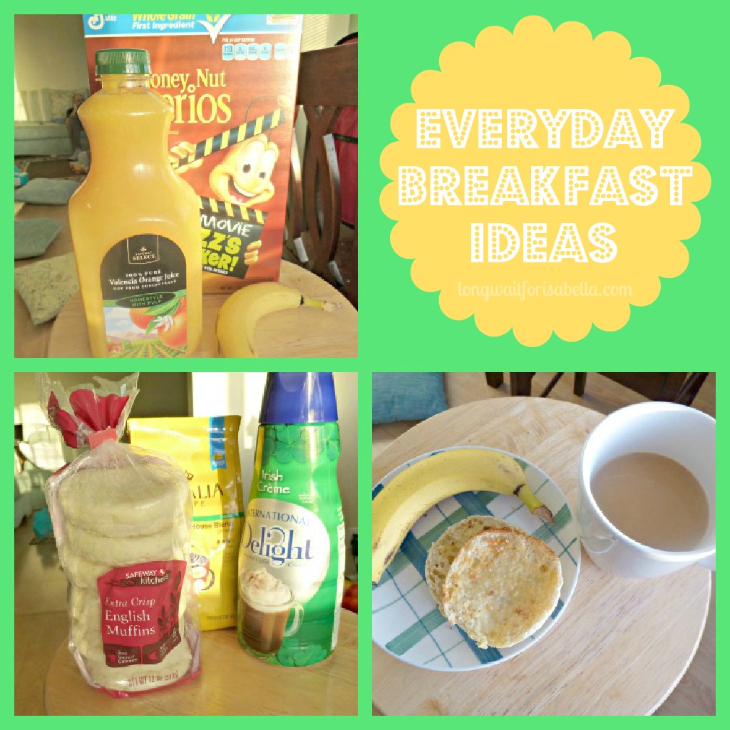 Everyday breakfast collage