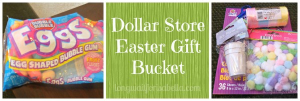 easter gift bucket Collage