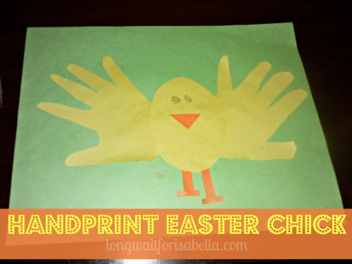 handprint easter chick 3