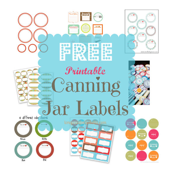 Canning Jar Labels