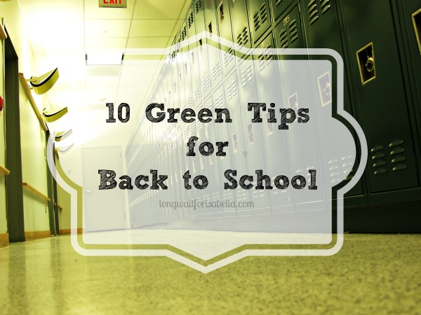 green tips for back to school