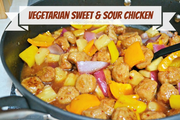 vegetarian sweet and sour chicken
