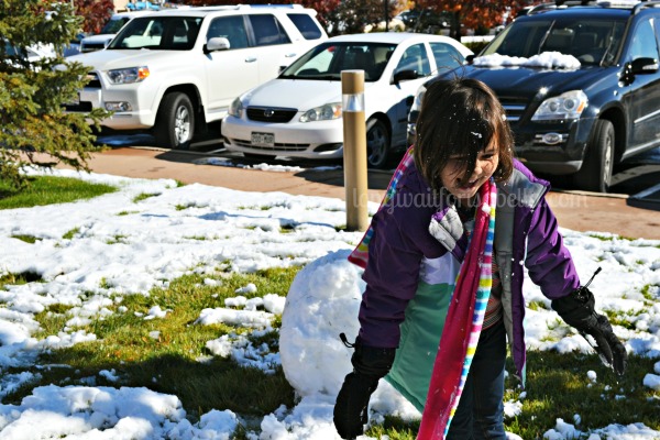 snow play