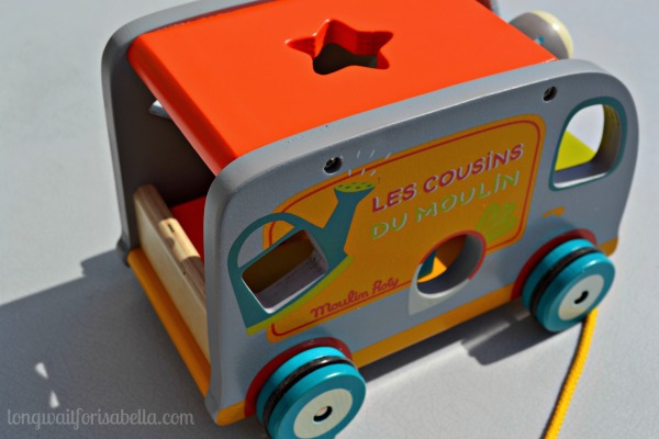 moulin roty shape sorting garden truck