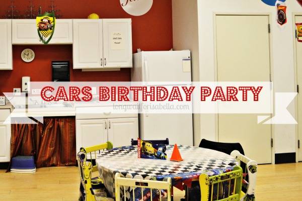 Disney Cars Birthday Party