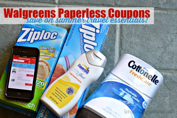 Clip Coupons and Save on Summer Travel Essentials #WalgreensPaperless #Shop