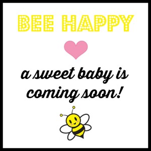 Baby Bee Gift Tag