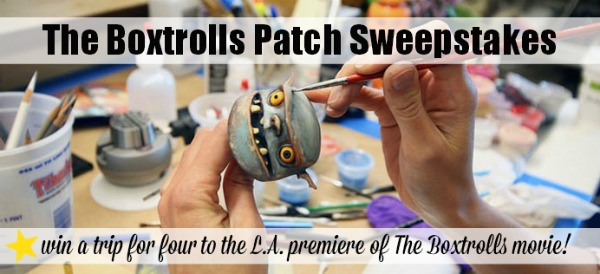 The Boxtrolls Patch Sweepstakes #BuildaBoxtrollsSweeps