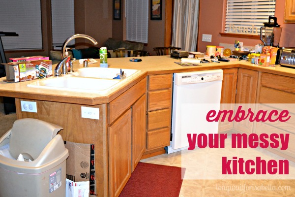 Our Messy Kitchen #DeltaFaucets #HappiMess