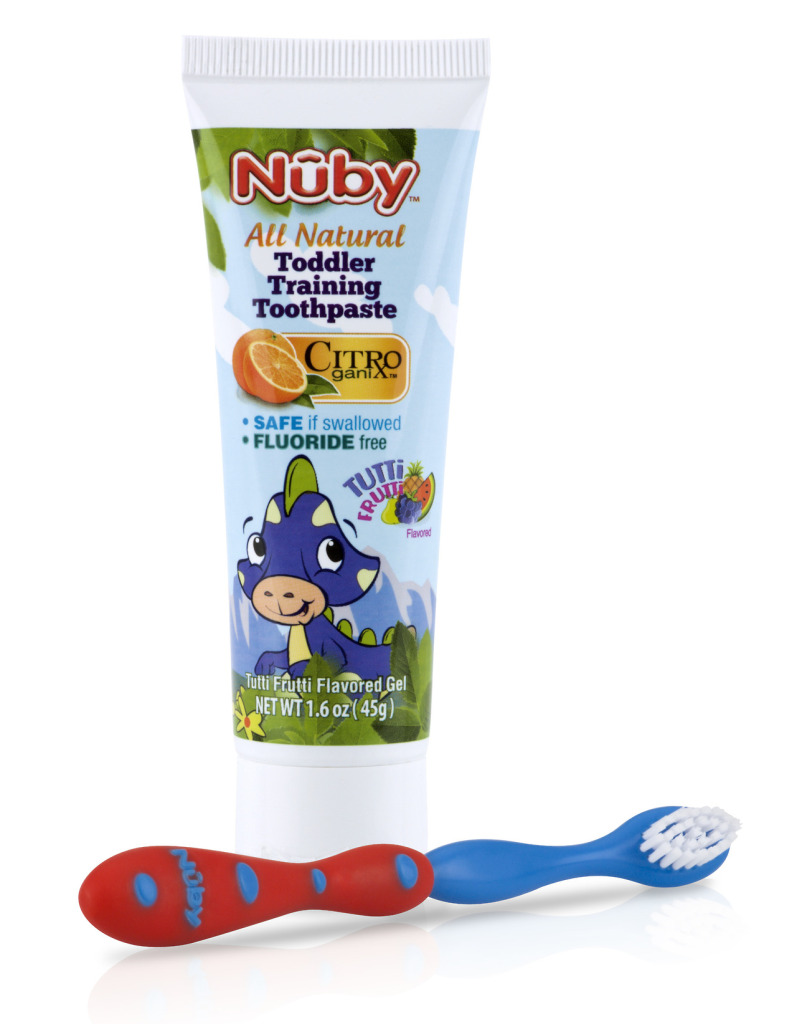 nuby toothpaste toothbrush