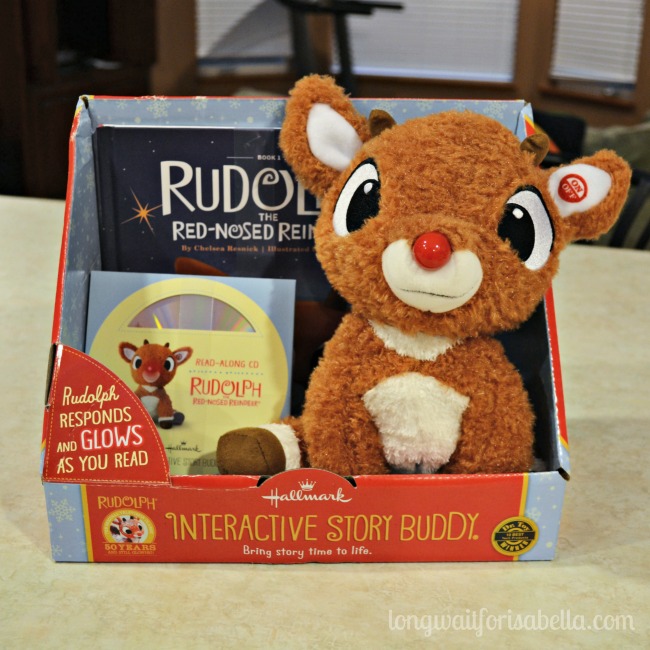rudolph toy and book