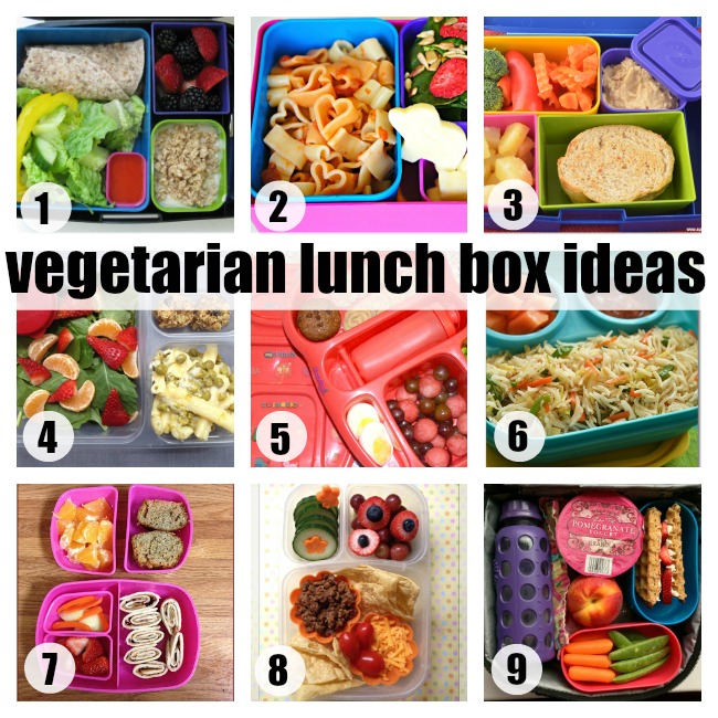 vegetarian lunch box ideas