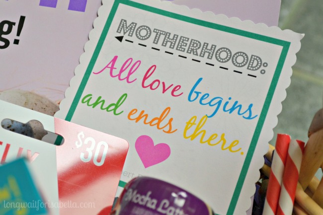Motherhood Gift Tag