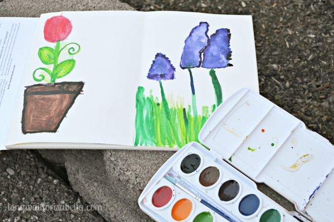 Watercolor Flowers for Kids
