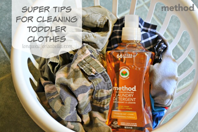 Tips for Cleaning Toddler Clothes