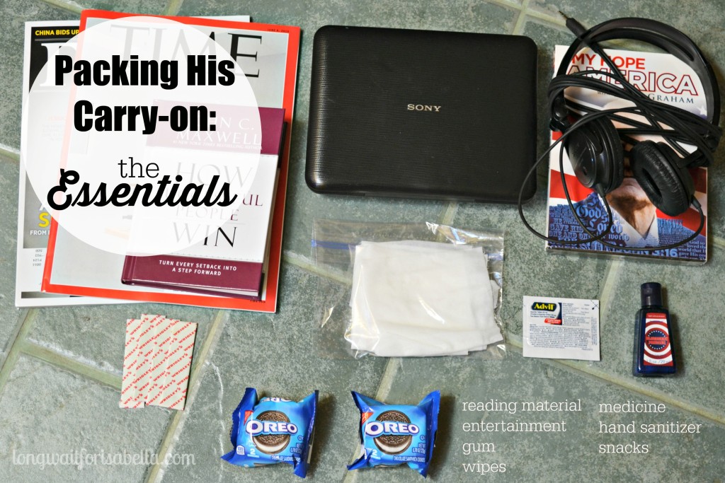 Carry On Essentials for Him