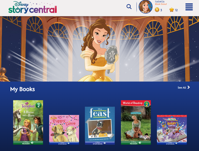 Disney Story Central books
