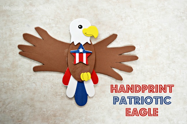 Handprint Patriotic Eagle Craft