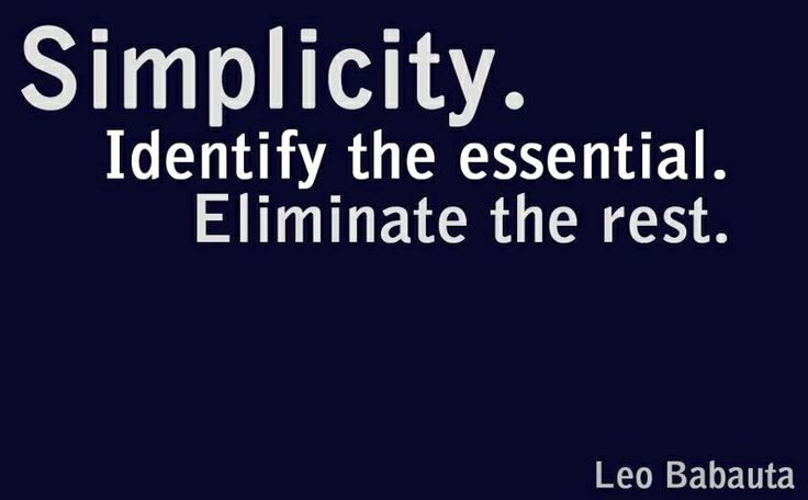 Simplicity Quote