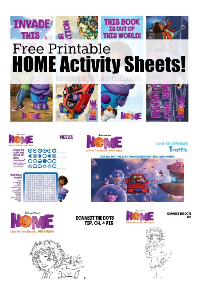 HOME Activity Printables