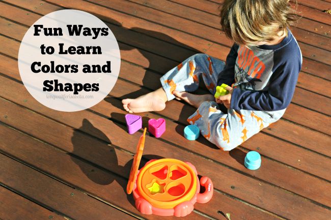 Fun Ways to Learn Colors and Shapes