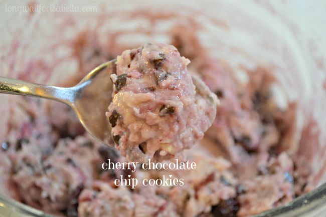 cherry chocolate chip cookie recipe