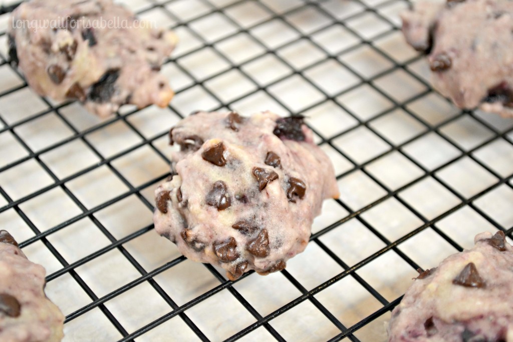 chocolate chip cookies with cherries