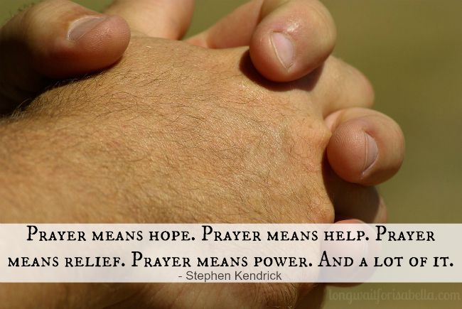 Prayer Means Hope Quote