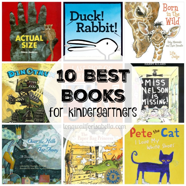 Best Books for Kindergartners