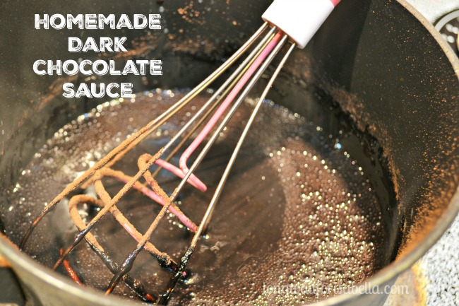 Dark Chocolate Sauce Recipe