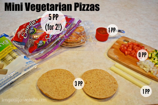 Mini Vegetarian Pizzas