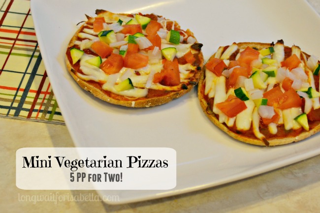 mini vegetarian pizza weight watchers