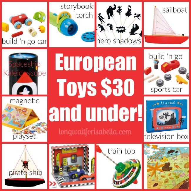 European Toys 30 and under