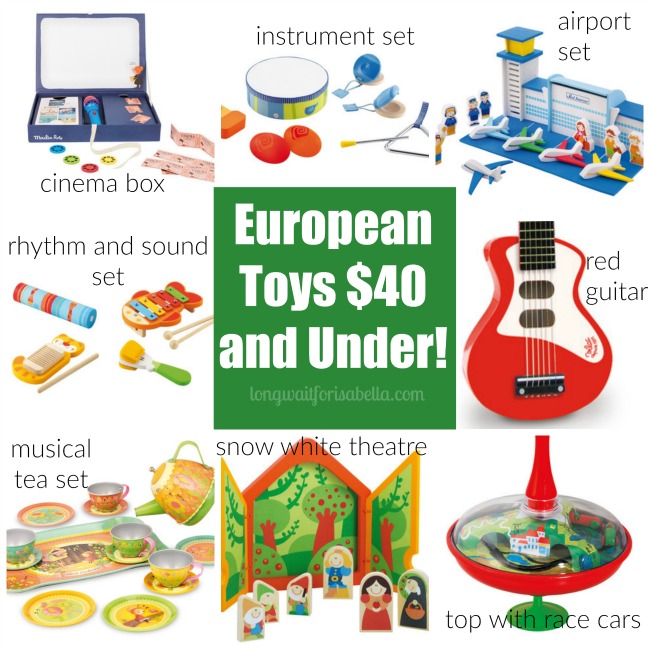European Toys 40 and under