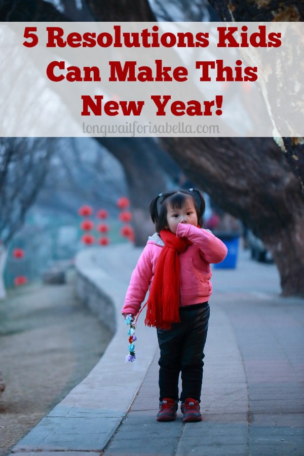 new years resolutions for kids