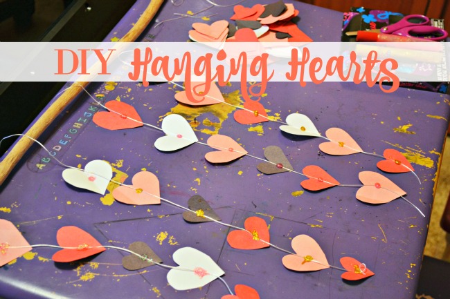 DIY Hanging Hearts