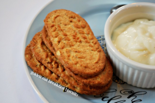 Golden Oat Breakfast Biscuits