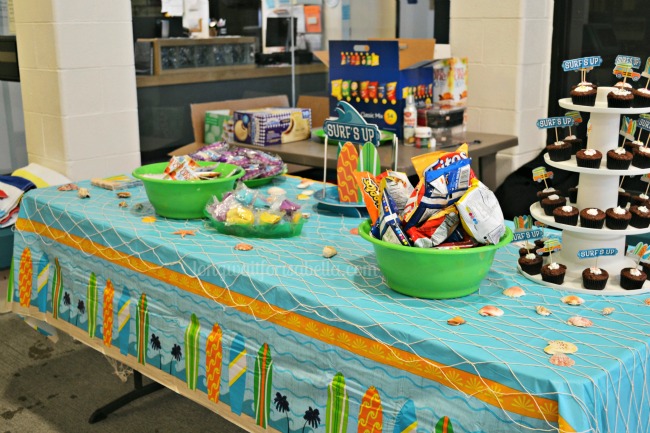 Pool Party Food Table