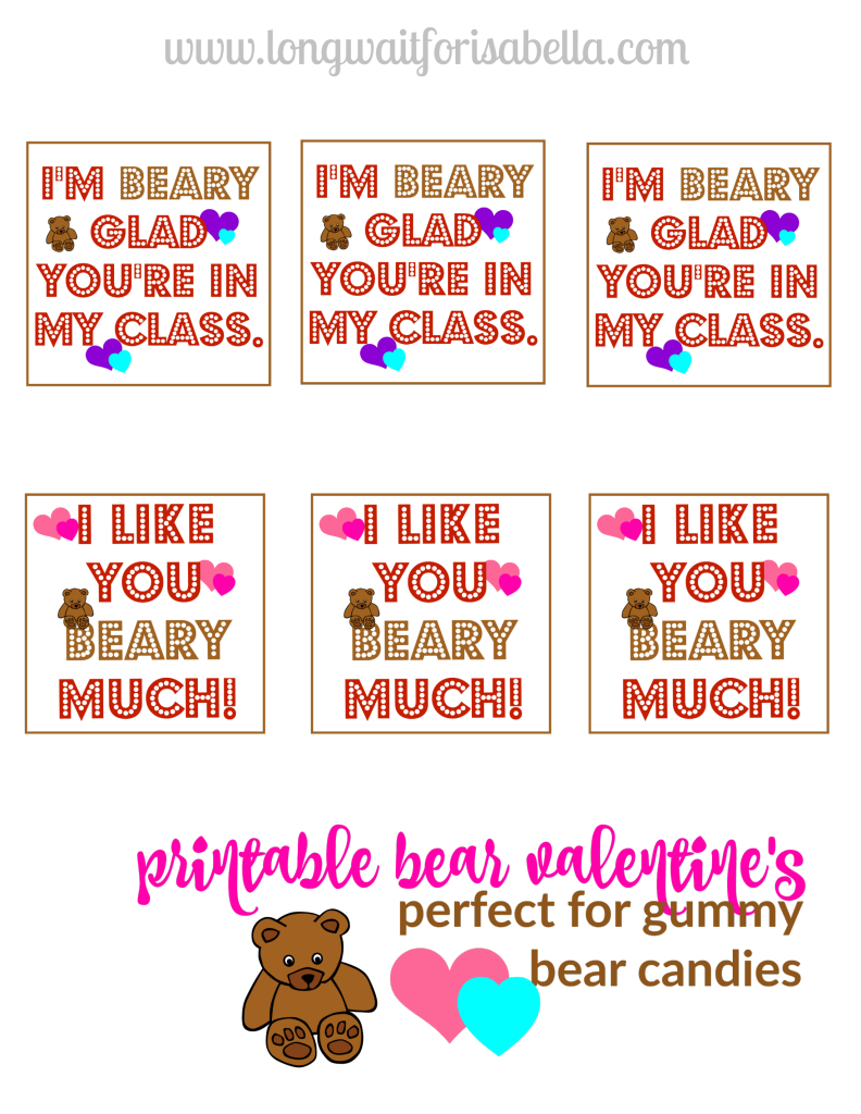 Printable Bear Valentines Cards printable-bear-valentines-cards