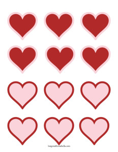 valentine cupcake toppers