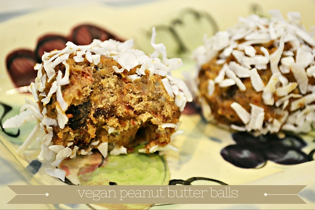 vegan pb balls