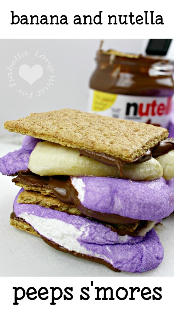 Banana Nutella Peeps Smores