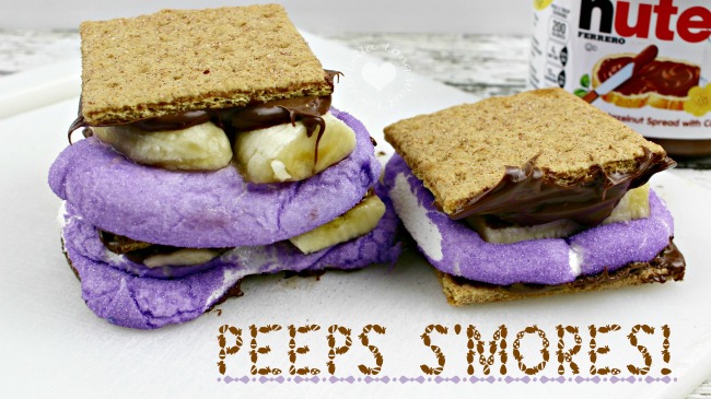 Nutella Banana Peep Smores