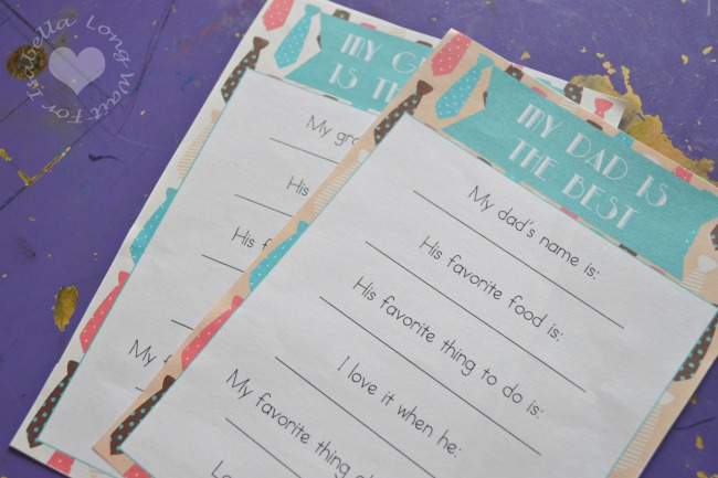 Free Father's Day Printable Interviews