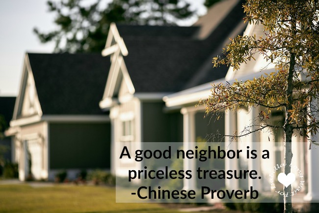 Neighbor Quote Chines Proverb